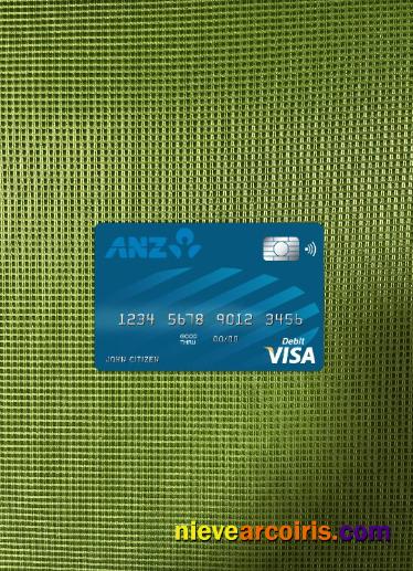 Australia Anz bank visa card photolook